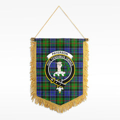 Paterson Tartan Crest Wall Hanging Banner