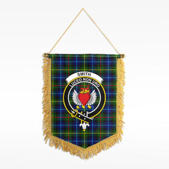 Smith Modern Tartan Crest Wall Hanging Banner