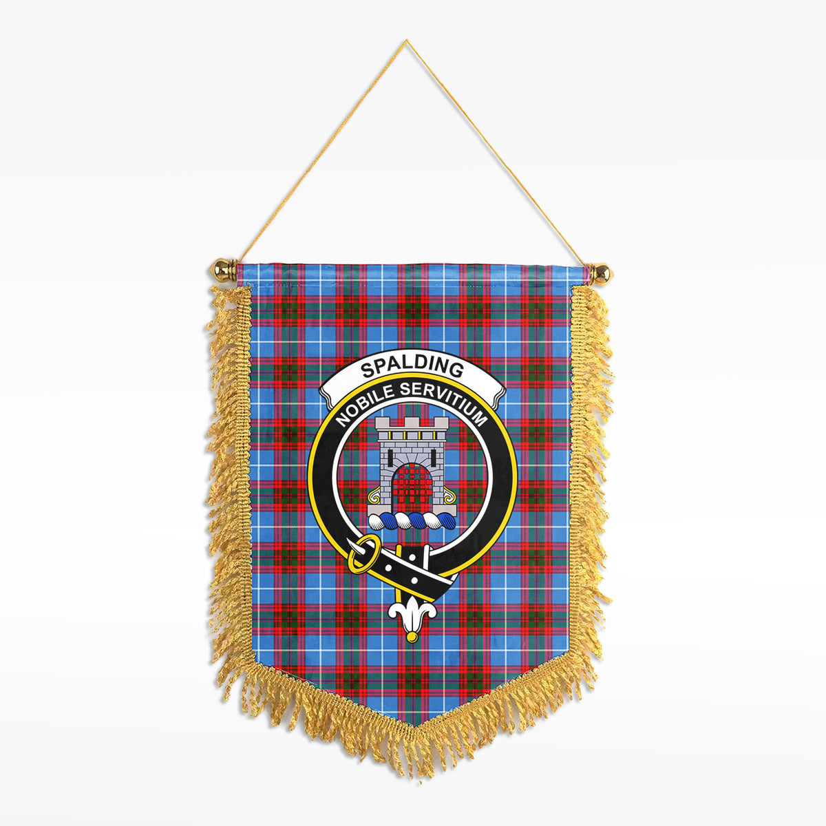 Spalding Tartan Crest Wall Hanging Banner