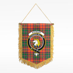 Stewart of Appin Ancient Tartan Crest Wall Hanging Banner