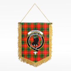 Turnbull Dress Tartan Crest Wall Hanging Banner