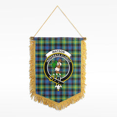 Watson Ancient Tartan Crest Wall Hanging Banner