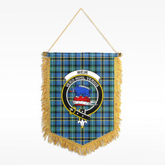 Weir Ancient Tartan Crest Wall Hanging Banner