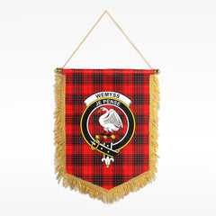 Wemyss Modern Tartan Crest Wall Hanging Banner