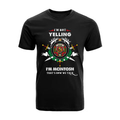 McIntosh Tartan Crest T-shirt - I'm not yelling style