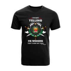 Wiggins Tartan Crest T-shirt - I'm not yelling style