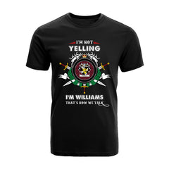 Williams Tartan Crest T-shirt - I'm not yelling style