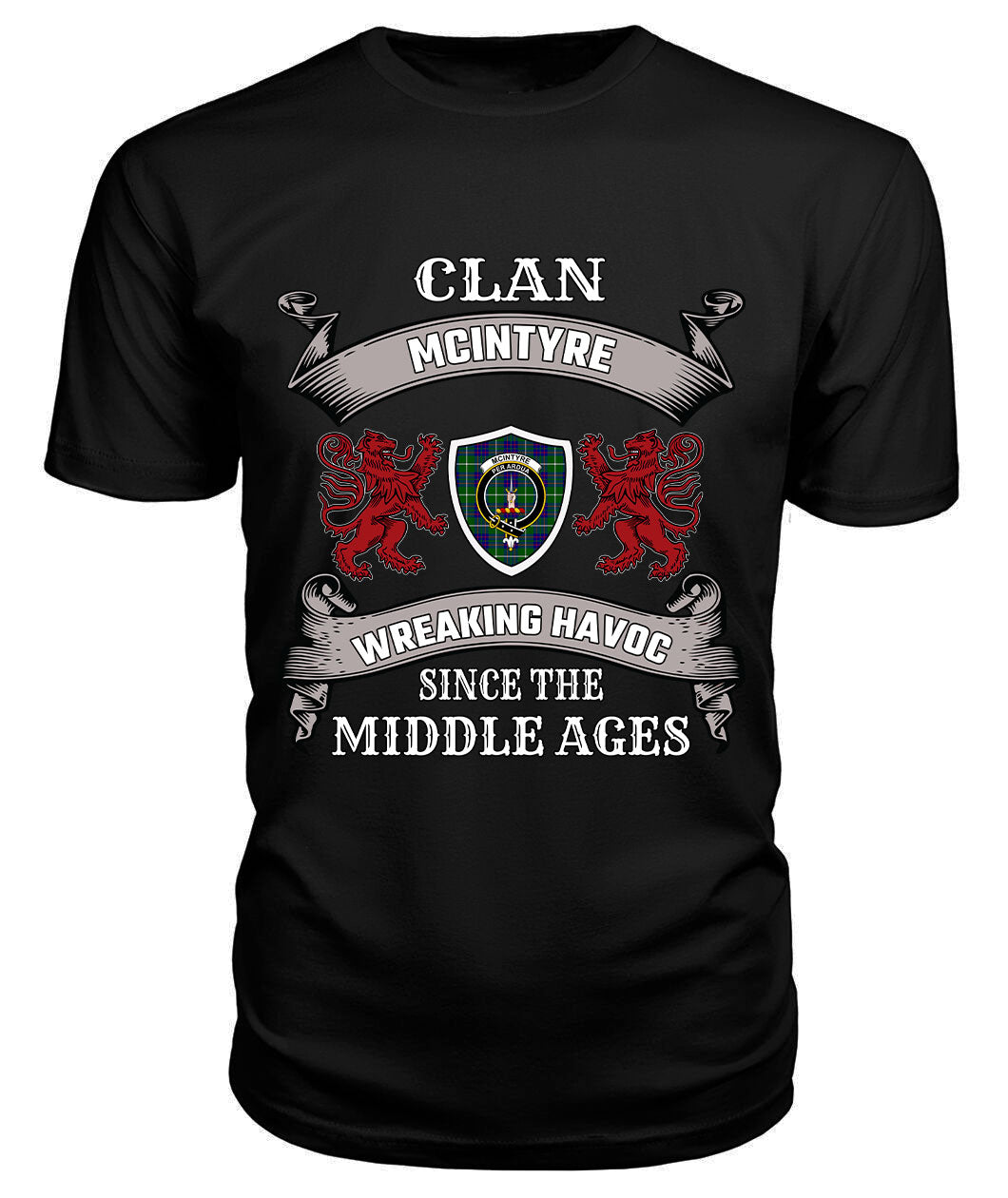 McIntyre Hunting Modern Family Tartan - 2D T-shirt