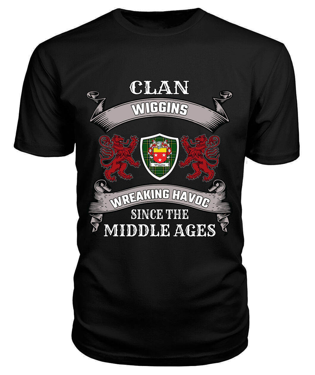 Wiggins Family Tartan - 2D T-shirt