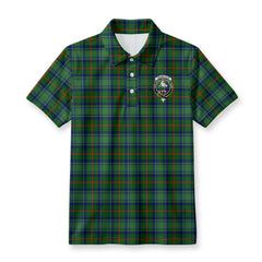 Cranstoun Tartan Crest Birdseye Mesh Polo Shirt