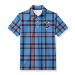 Elliot Ancient Tartan Crest Birdseye Mesh Polo Shirt