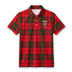 Heron Tartan Crest Birdseye Mesh Polo Shirt