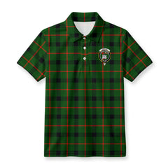 Kincaid Tartan Crest Birdseye Mesh Polo Shirt