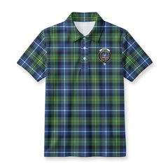 MacNeil of Barra Ancient Tartan Crest Birdseye Mesh Polo Shirt