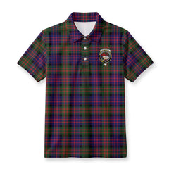 McDonald Modern Tartan Crest Birdseye Mesh Polo Shirt