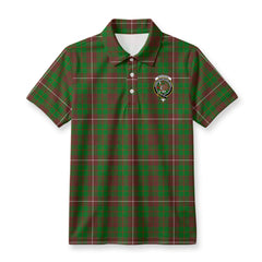 McKinnon Hunting Modern Tartan Crest Birdseye Mesh Polo Shirt
