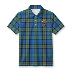 McLeod of Harris Ancient Tartan Crest Birdseye Mesh Polo Shirt