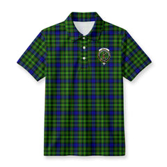 Rollo Modern Tartan Crest Birdseye Mesh Polo Shirt
