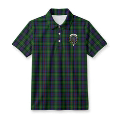 Tait Tartan Crest Birdseye Mesh Polo Shirt