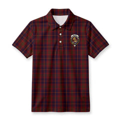 Walker Tartan Crest Birdseye Mesh Polo Shirt