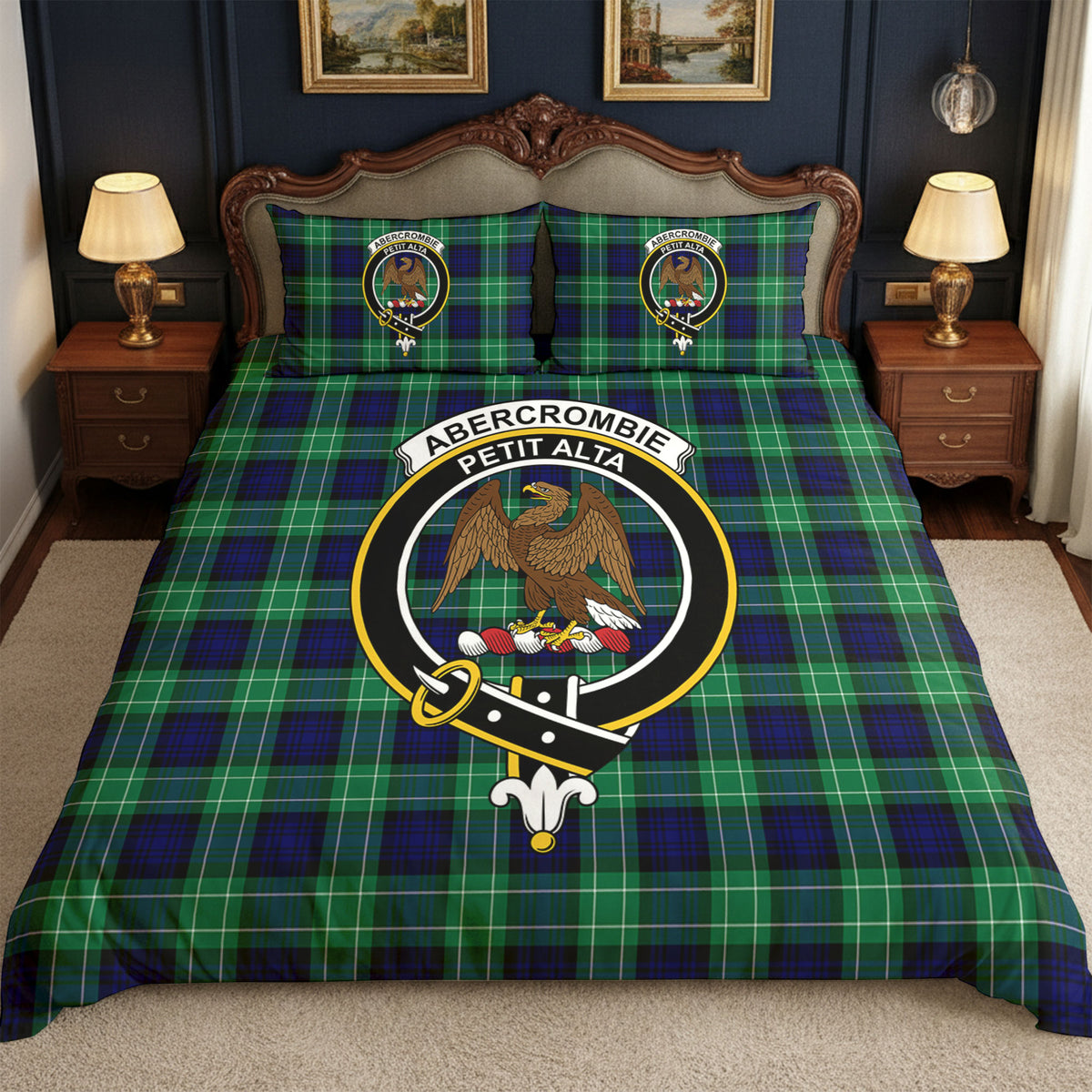 Abercrombie Tartan Crest Bedding Set
