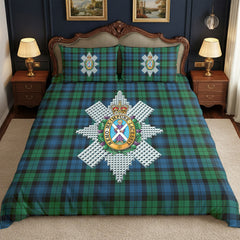 Black Watch Ancient Tartan Crest Bedding Set