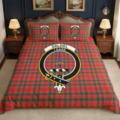 Dalziel Modern Tartan Crest Bedding Set