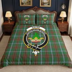 Gayre Tartan Crest Bedding Set