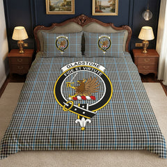 Gladstone Tartan Crest Bedding Set