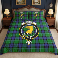 Haldane Tartan Crest Bedding Set
