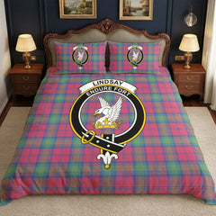 Lindsay Ancient Tartan Crest Bedding Set