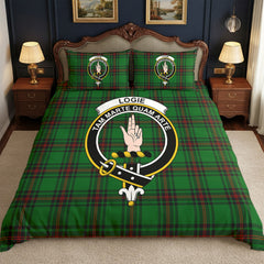 Logie Tartan Crest Bedding Set