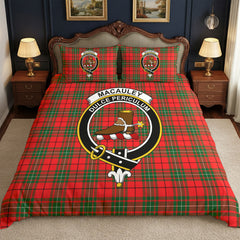 MacAuley Modern Tartan Crest Bedding Set