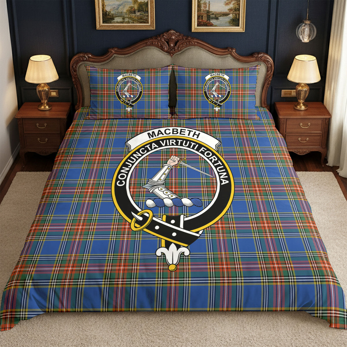 MacBeth Ancient Tartan Crest Bedding Set