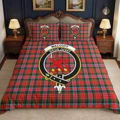 MacDuff Modern Tartan Crest Bedding Set
