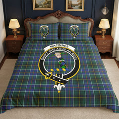 MacInnes Modern Tartan Crest Bedding Set