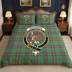 MacKinnon Hunting Ancient Tartan Crest Bedding Set