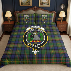 MacLaren Modern Tartan Crest Bedding Set