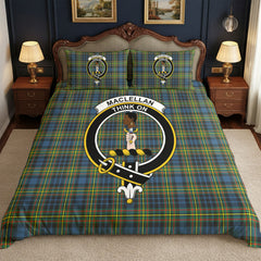 MacLellan Ancient Tartan Crest Bedding Set