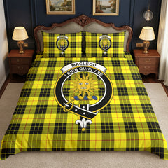 MacLeod of Lewis Modern Tartan Crest Bedding Set