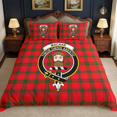 MacNab Modern Tartan Crest Bedding Set