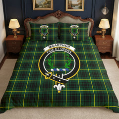 McArthur Modern Tartan Crest Bedding Set