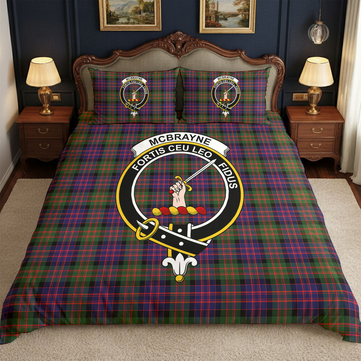 McBrayne Tartan Crest Bedding Set