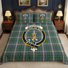 McDowell (MacDowell) Tartan Crest Bedding Set