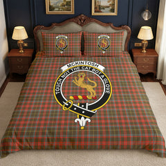 McKintosh Hunting Weathered Tartan Crest Bedding Set
