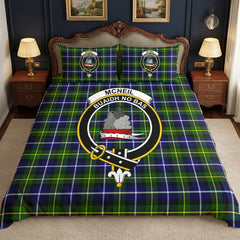 McNeil of Barra Modern Tartan Crest Bedding Set