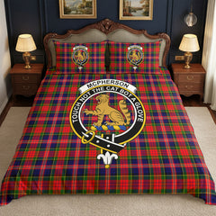 McPherson Modern Tartan Crest Bedding Set