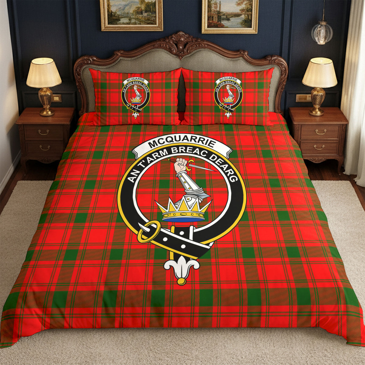 McQuarrie Tartan Crest Bedding Set