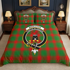 Middleton Modern Tartan Crest Bedding Set