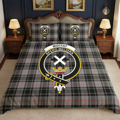 Moffat Modern Tartan Crest Bedding Set